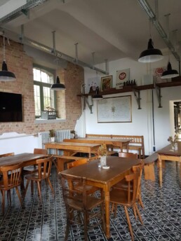 Historische Brauerei Frankfurt – Außenansicht Eventlocation für Firmenfeiern mieten