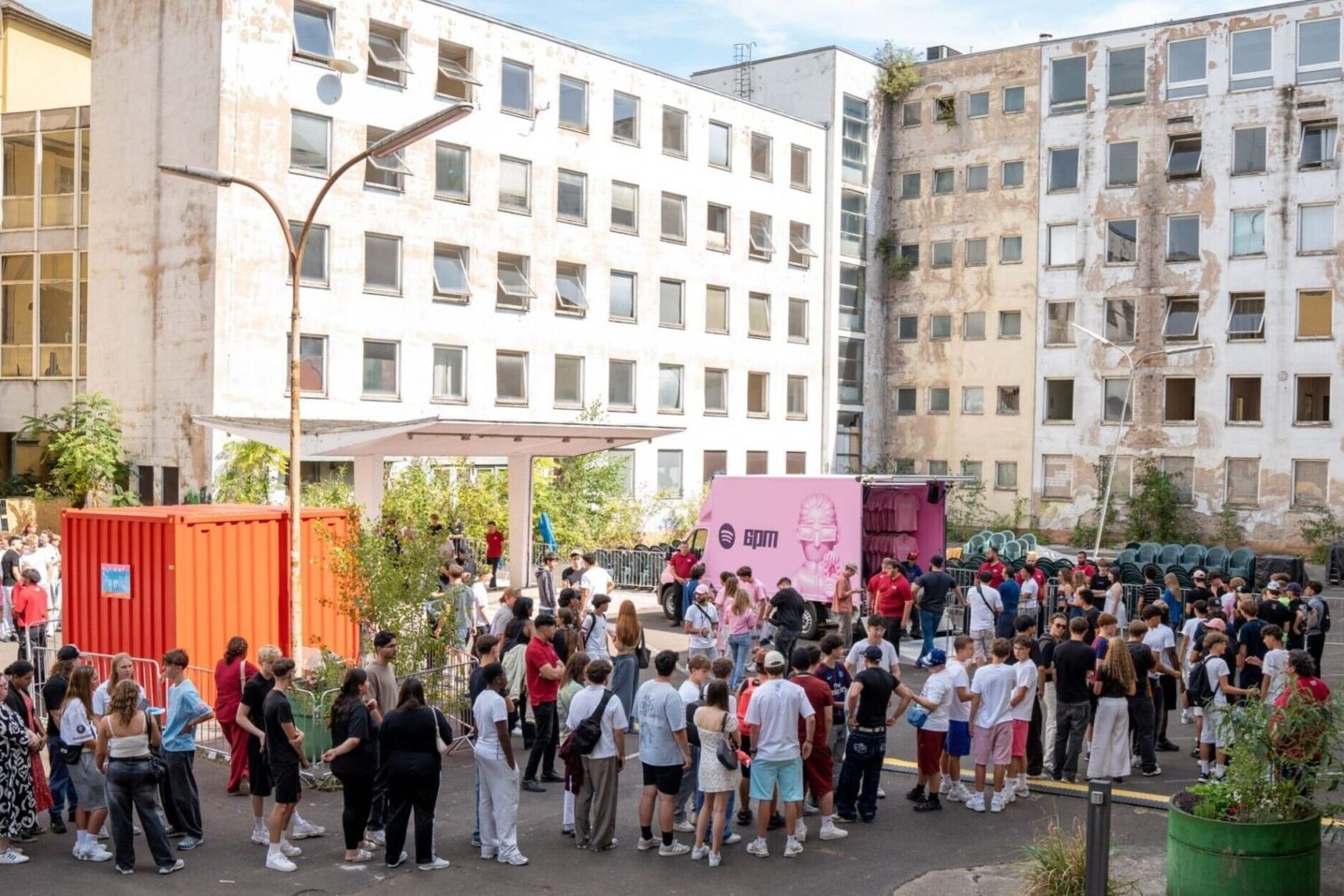 Sommer-Location für Guerilla Marketing Aktion