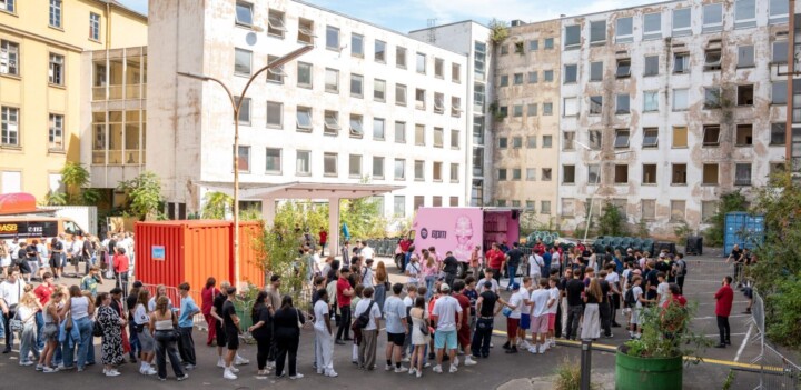 Sommer-Location für Guerilla Marketing Aktion